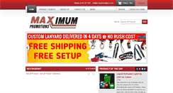 Desktop Screenshot of maximumpromo.net